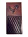 Premium Genuine Western Mens Embossed Basketweave Cowboy Long Wallet in Multi Emblem