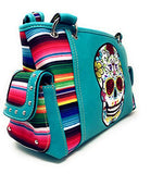 Texas West Western Sugar Skull Rainbow Concealed Carry Handbag or Matching Set in 3 Colors