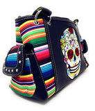 Texas West Western Sugar Skull Rainbow Concealed Carry Handbag or Matching Set in 3 Colors