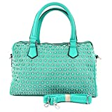 Texas West Women's Fashion Bling Bling Boston Bag in Multi-color