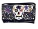 Texas West Western Rhinestone Flora Sugar Skull Crossbody Small Pouch Wallet in 3 colors