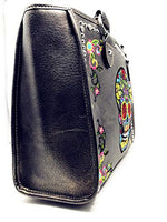 Western Sugar Skull Rhinestone Flora Embroider Concealed Carry Purse/Multi Color