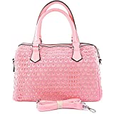 Texas West Women's Fashion Bling Bling Boston Bag in Multi-color