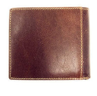 Texas West Tooled Lone Star Genuine Glossy Leather Men's Wallet in 3 Colors