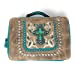 Western Bible Cover Cut Out Embroidered Scripture Verse Rhinestone Agate Cross Book Case Multi-color