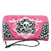 Texas West Women's Rhinestone Skull Zipper Wallet in Multi-Color