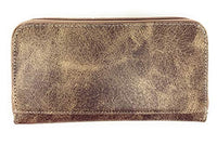 Western Sugar Skull Embroidery Cross Rhinestone Concealed Carry Handbag/Wallet
