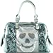Texas West Premium Rhinestone Studded Skull Bling Boston Bag in 2 Colors