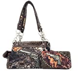 Texas West Women's Camo Pistol Gun Bullets Handbag