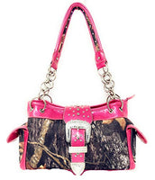 Western Rhinestone Camouflage Handbag With Matching Wallet In Multi Collections