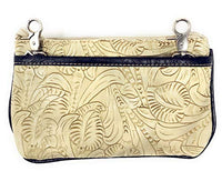 Western Rhinestone Embroidery Wallet Crossbody Clutch Bag Purse in Multi-Way