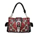 Western Rivet Flora Embroidery Buckle Shoulder Concealed Carry Handbag in 6 Colors GP939W188