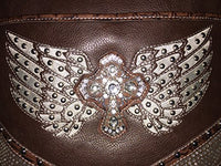 Premium Western Women's Angel Wings Cross Handbag Messenger Bag Wallet and Set