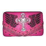 Premium Western Women's Angel Wings Cross Handbag Messenger Bag Wallet and Set