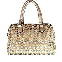 Texas West Women's Fashion Bling Bling Boston Bag in Multi-color